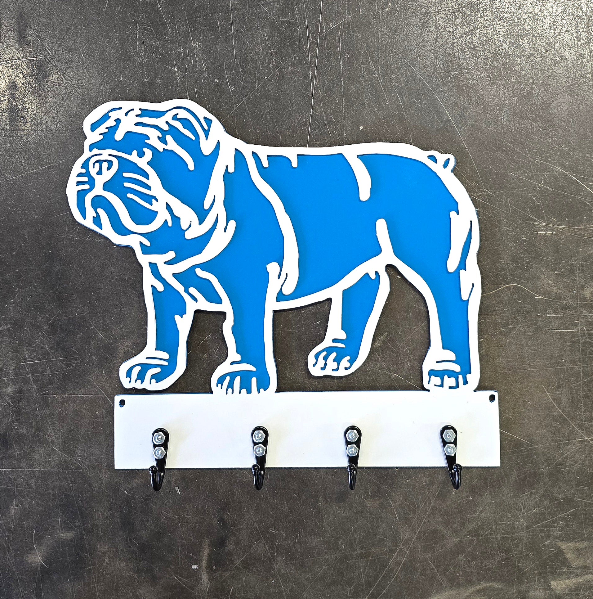 Bulldog #3 Key & Leash Hanger