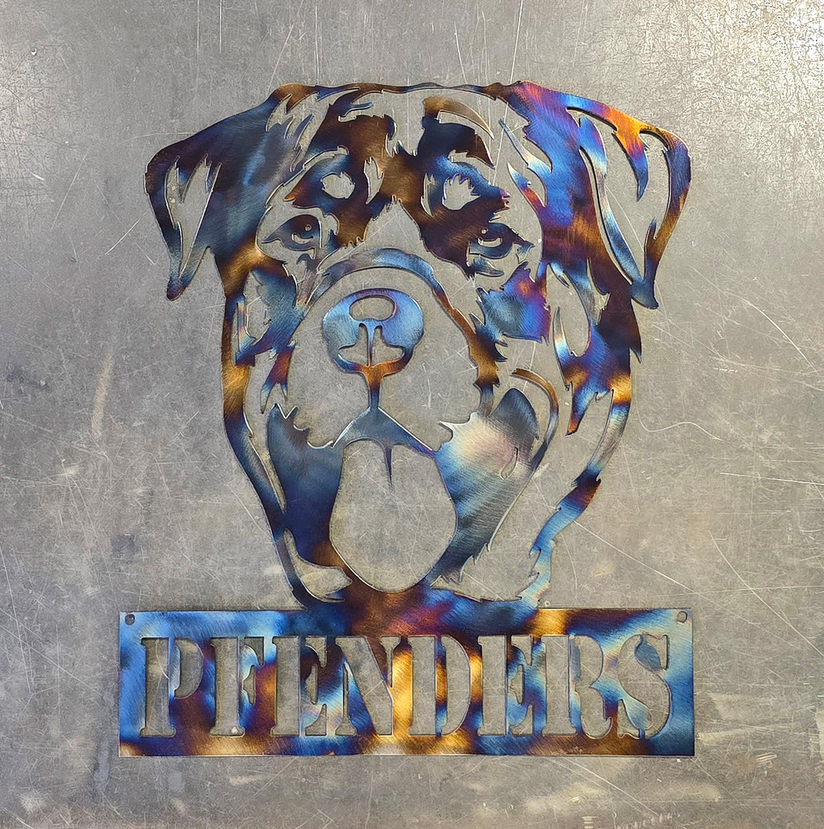 Rottweiler Metal Wall Art