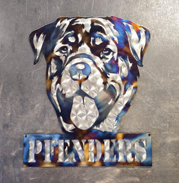 Rottweiler Metal Wall Art