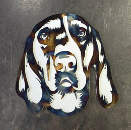 Coonhound Metal Wall Art