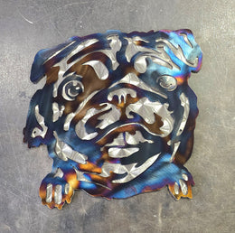 Pug Metal Wall Art
