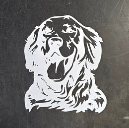 Golden Retriever Metal Wall Art