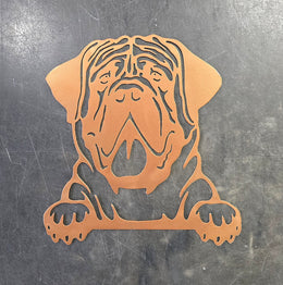 Mastiff Metal Wall Art