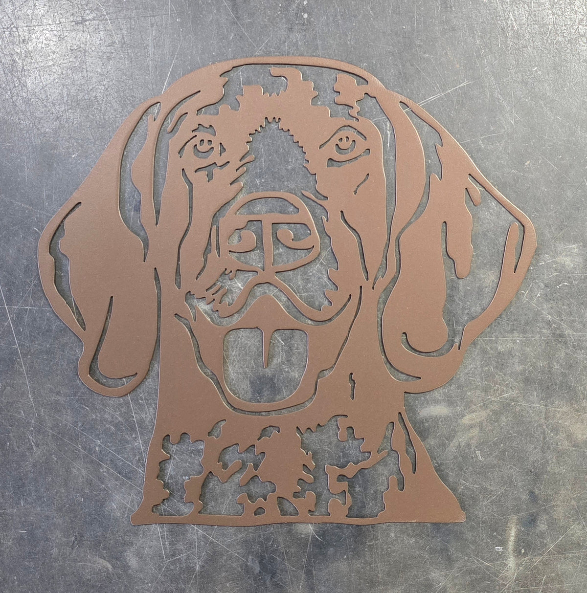German Shorthaired Pointer Metal Wall Art