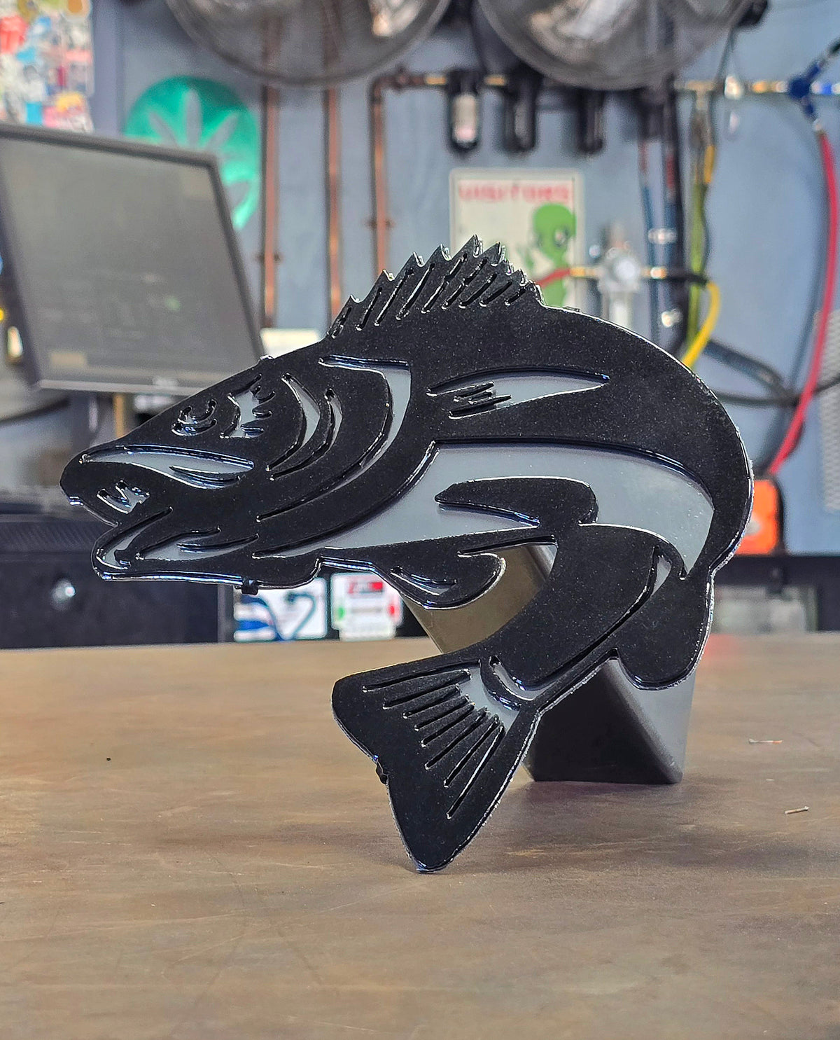 Walleye Metal Hitch Cover