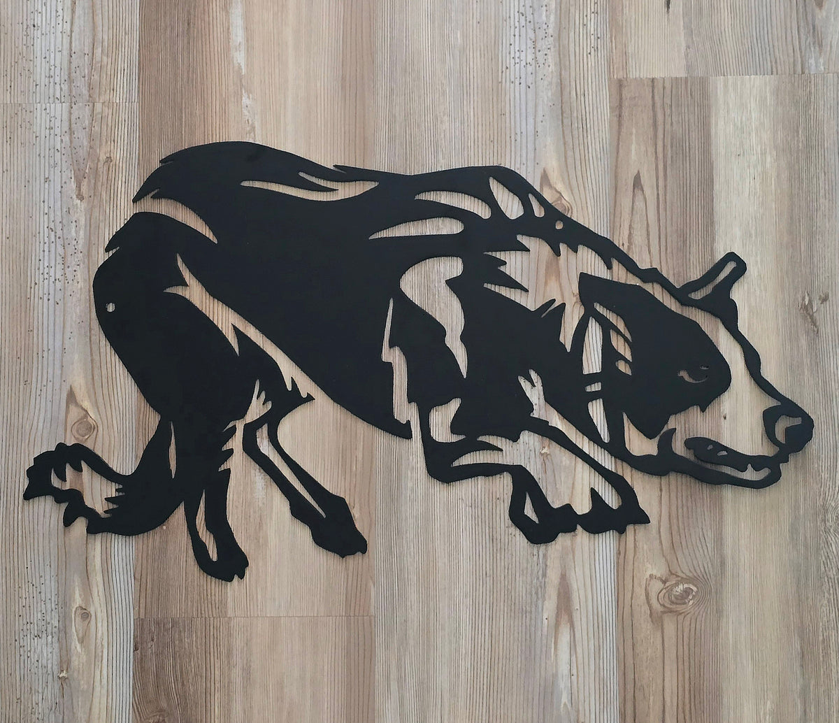 Border Collie Metal Wall Art