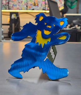 Dancing Bear Metal Hitch Cover
