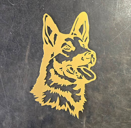 German Shepherd Metal Wall Art