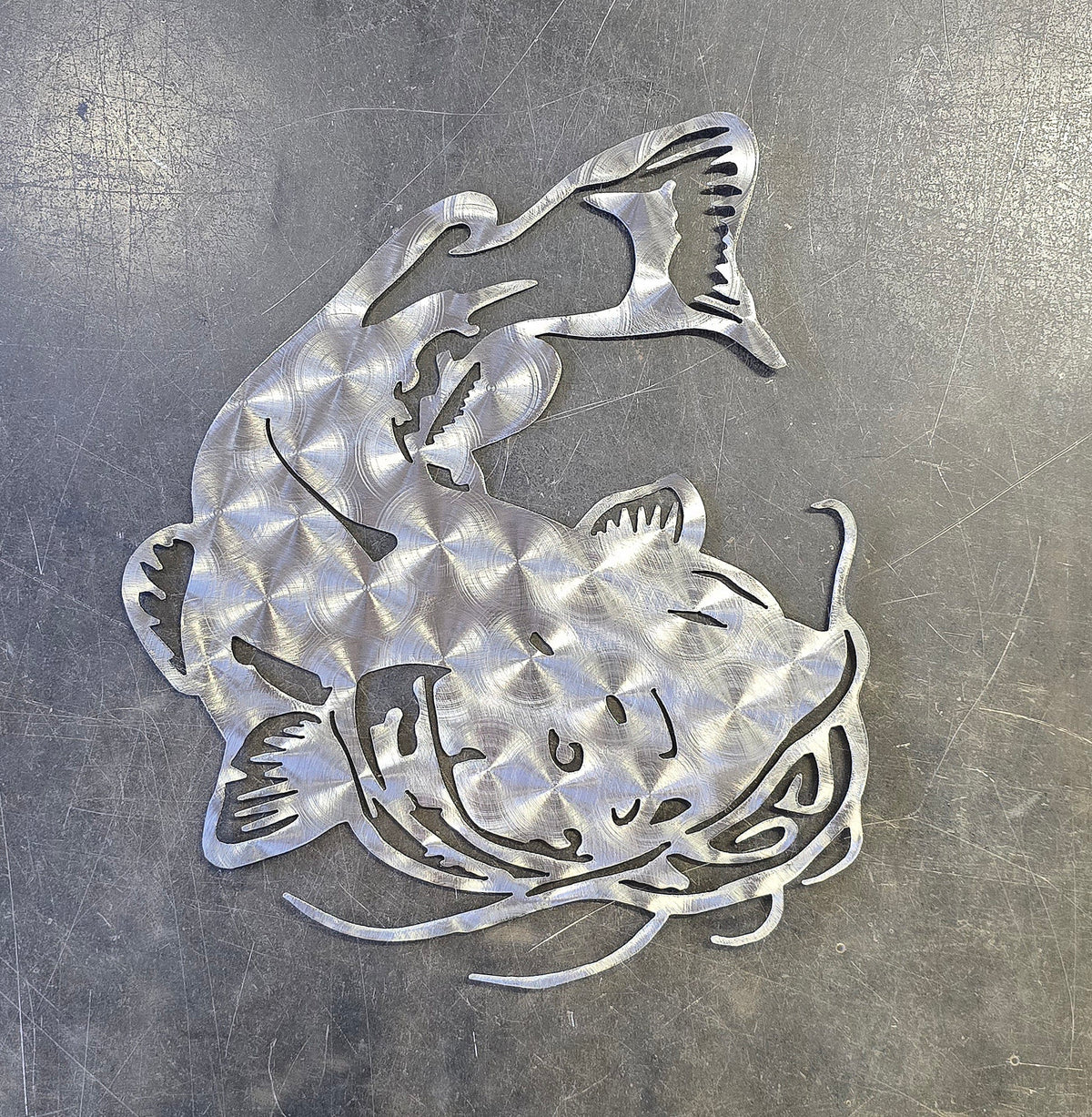 Catfish Metal Wall Art