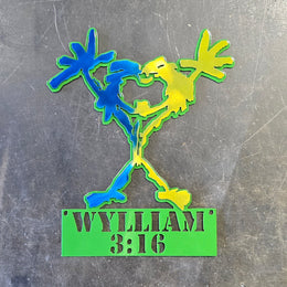 Pearl Jam "Stickman" Metal Wall Art