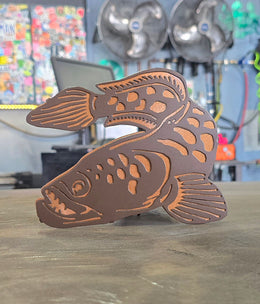 Snakehead Metal Hitch Cover