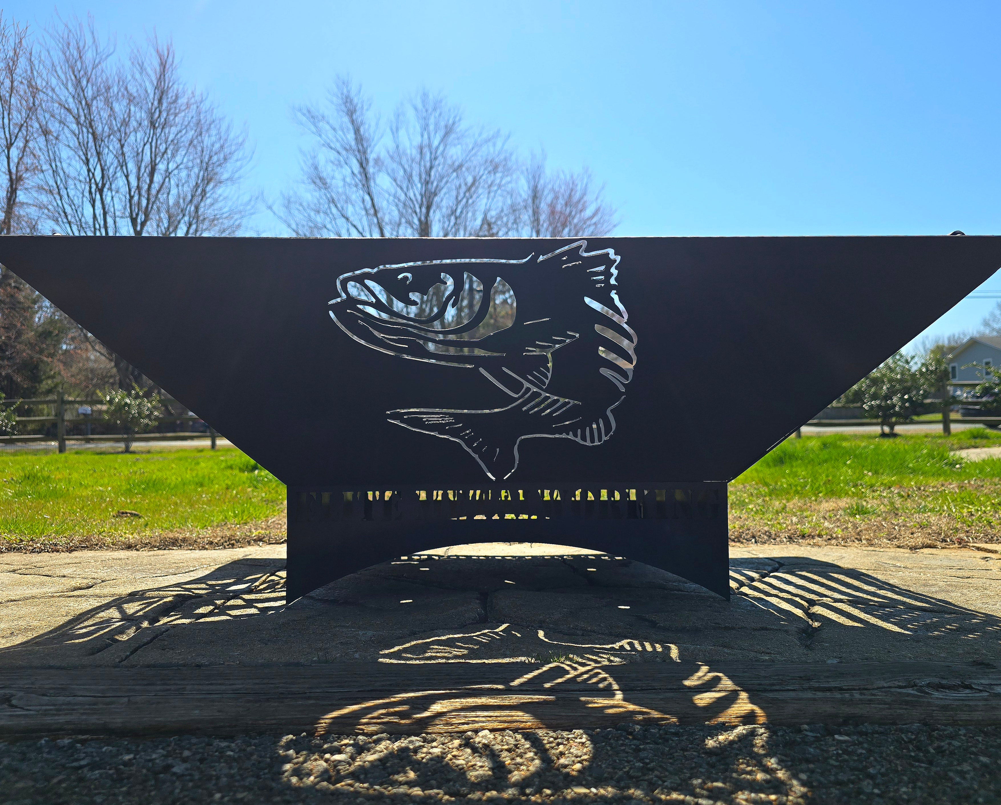Striped Bass (Rockfish)- Fire Pit Side Design