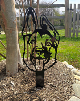 German Shepherd Garden Stake