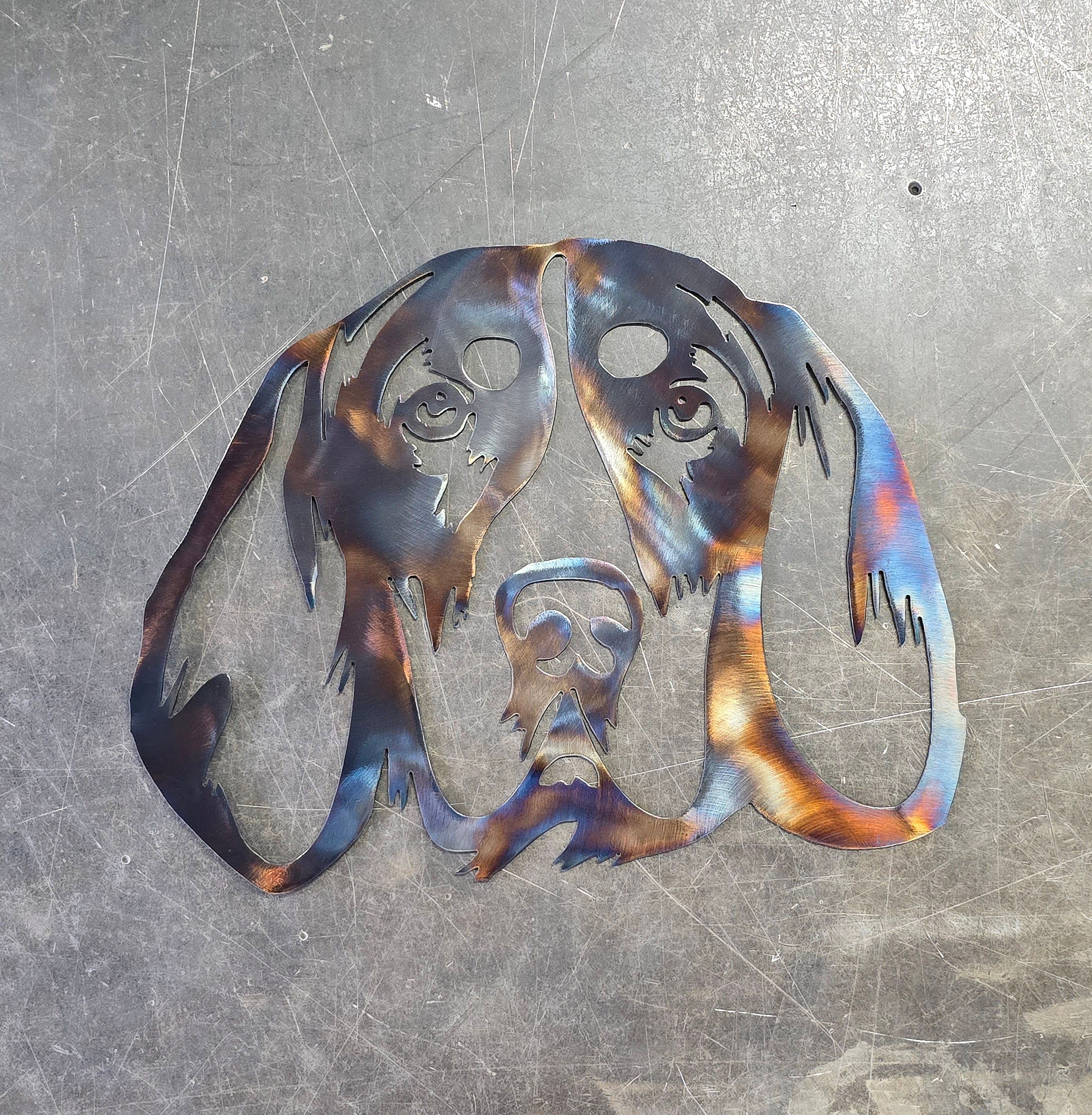 Coonhound Blue Tick Metal Art