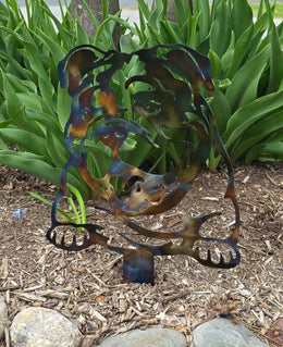 Bulldog Garden Stake