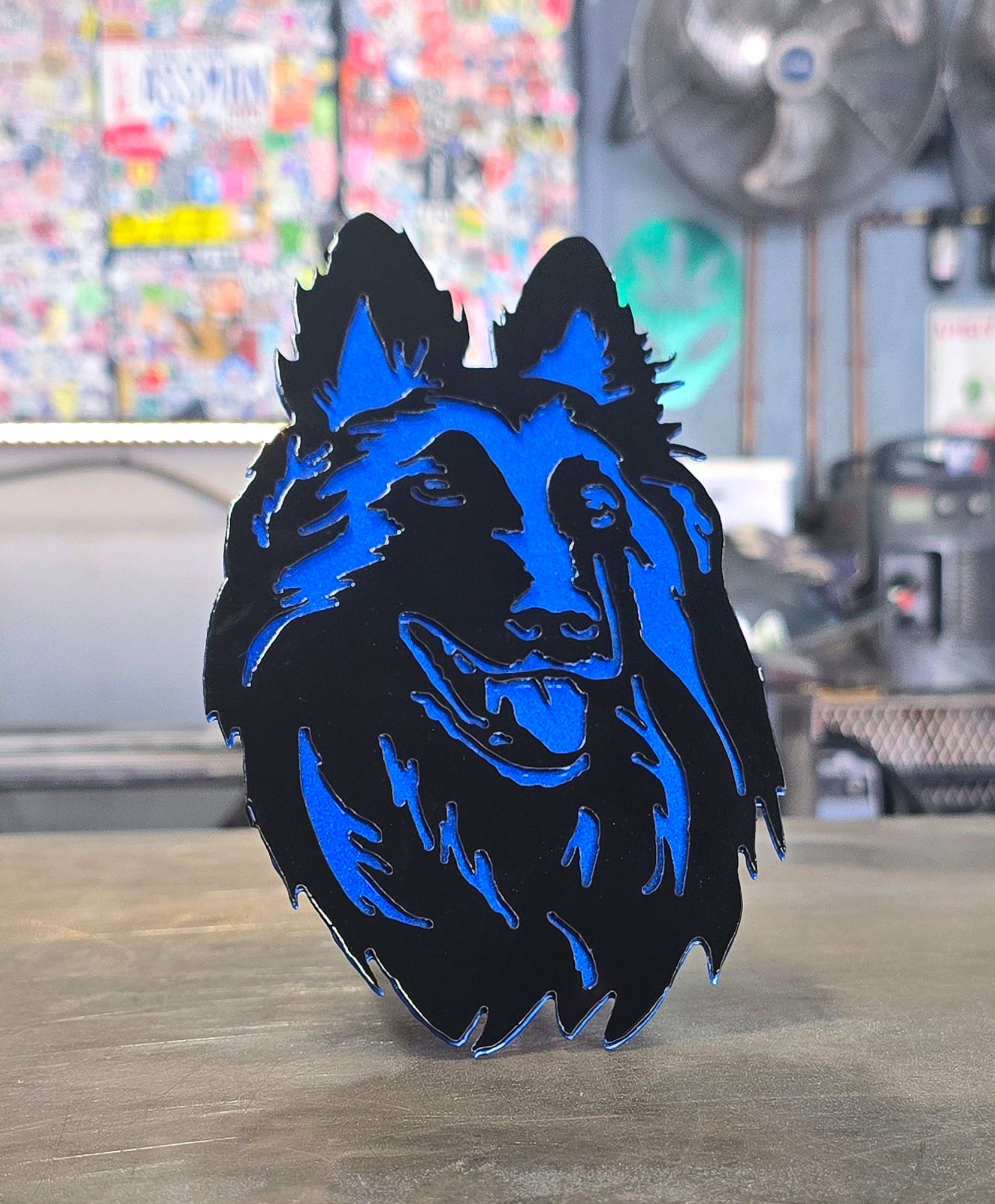 Belgian Tervuren Metal Hitch Cover