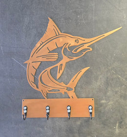 Blue Marlin Key & Leash Hanger