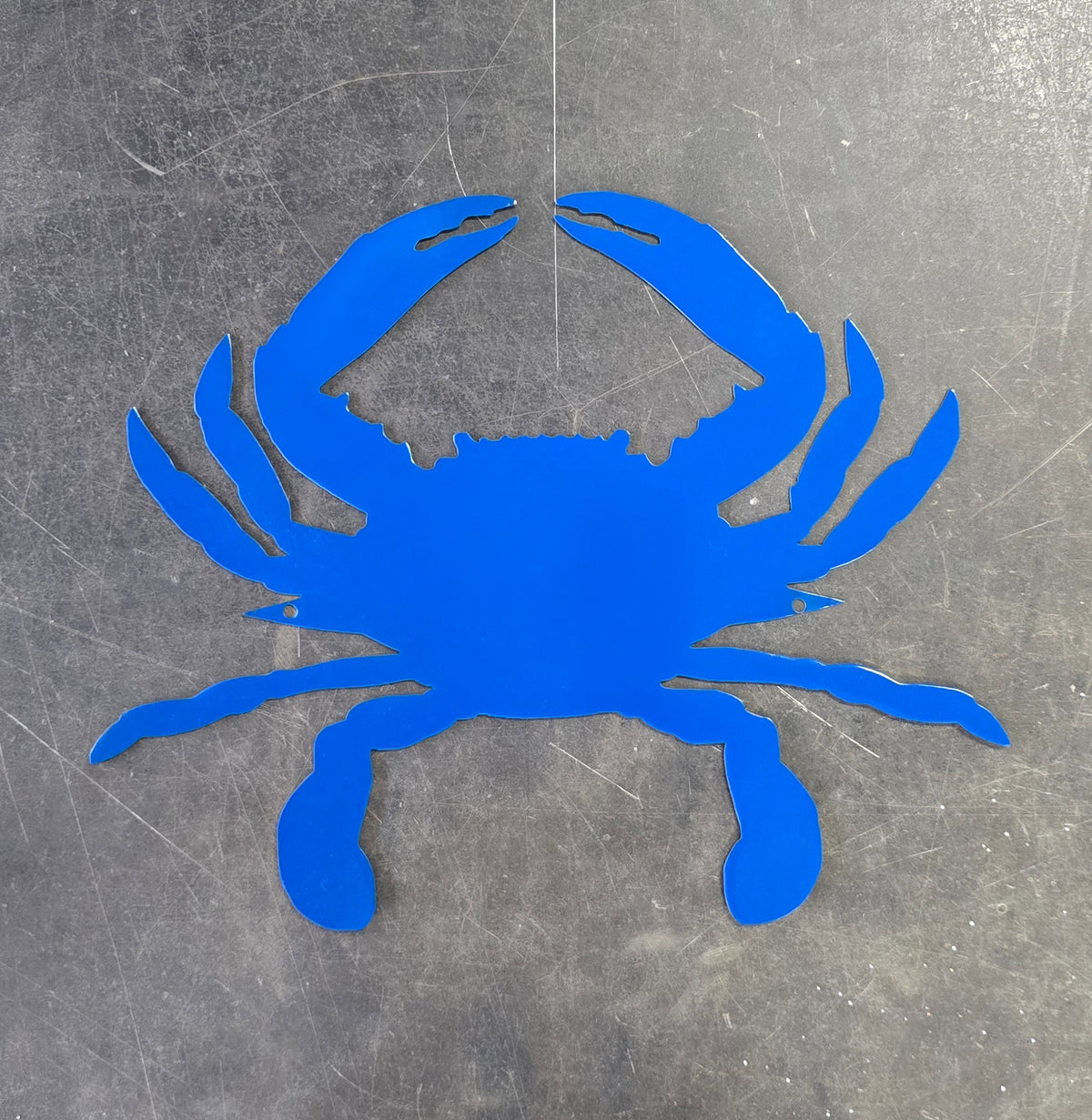 Blue Crab Metal Wall Art #2