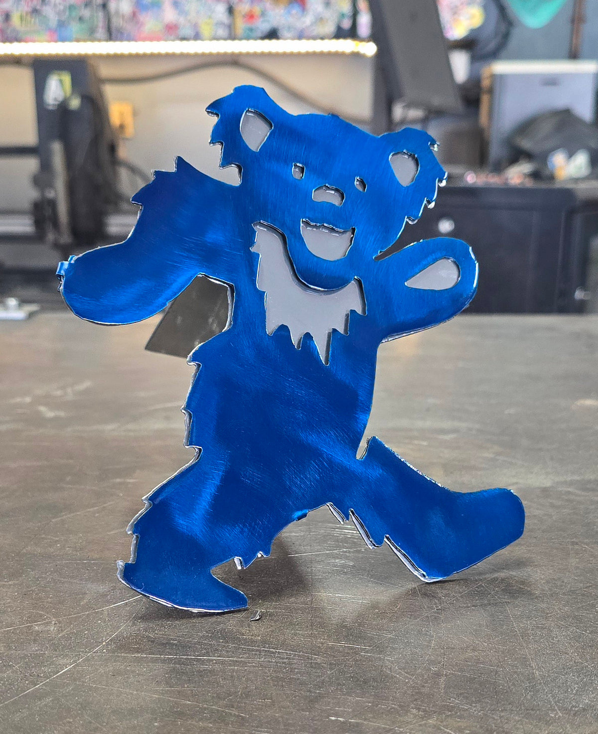 Dancing Bear Metal Hitch Cover