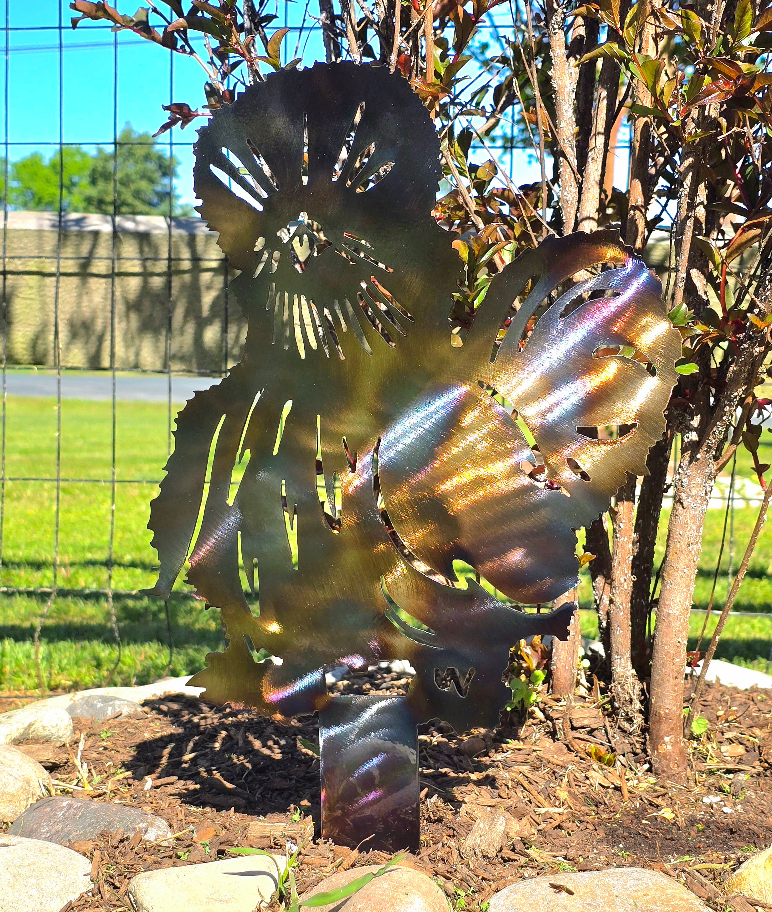 Silkie Chicken Lawn & Garden Stake