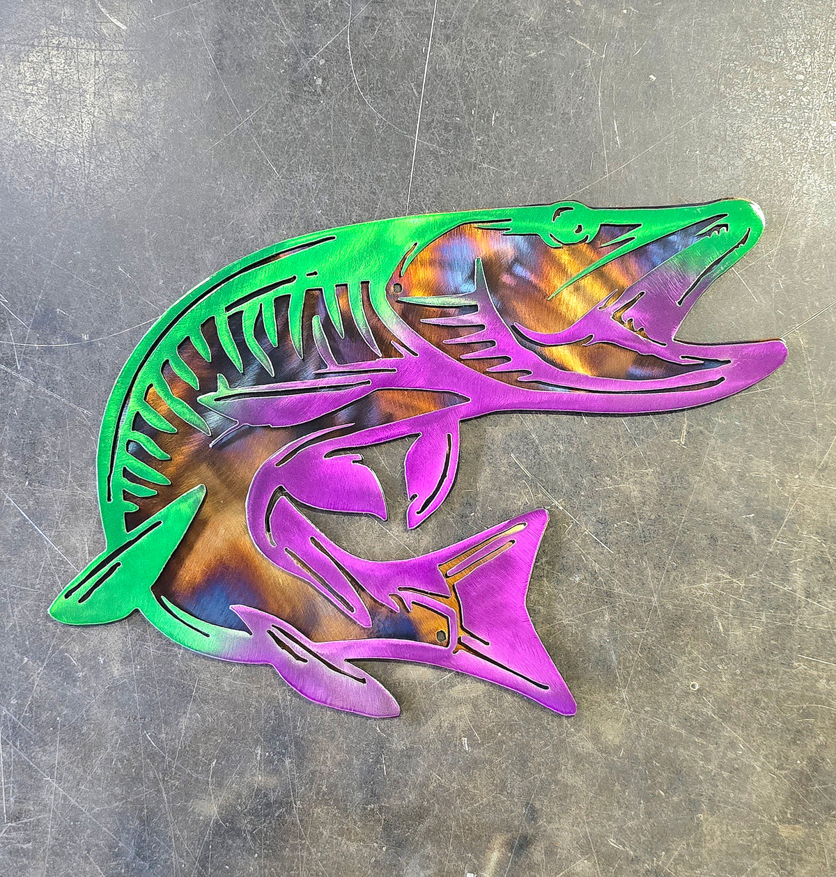Muskie Metal Wall Art