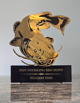 Catfish tournament trophy by Elite Metalworking