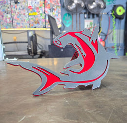 Hammerhead Shark Metal Hitch Cover