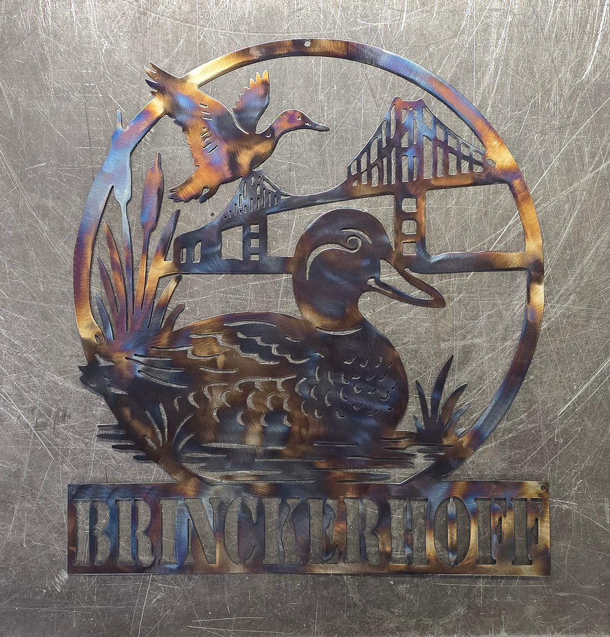 Chesapeake Bay Duck Metal Wall Art