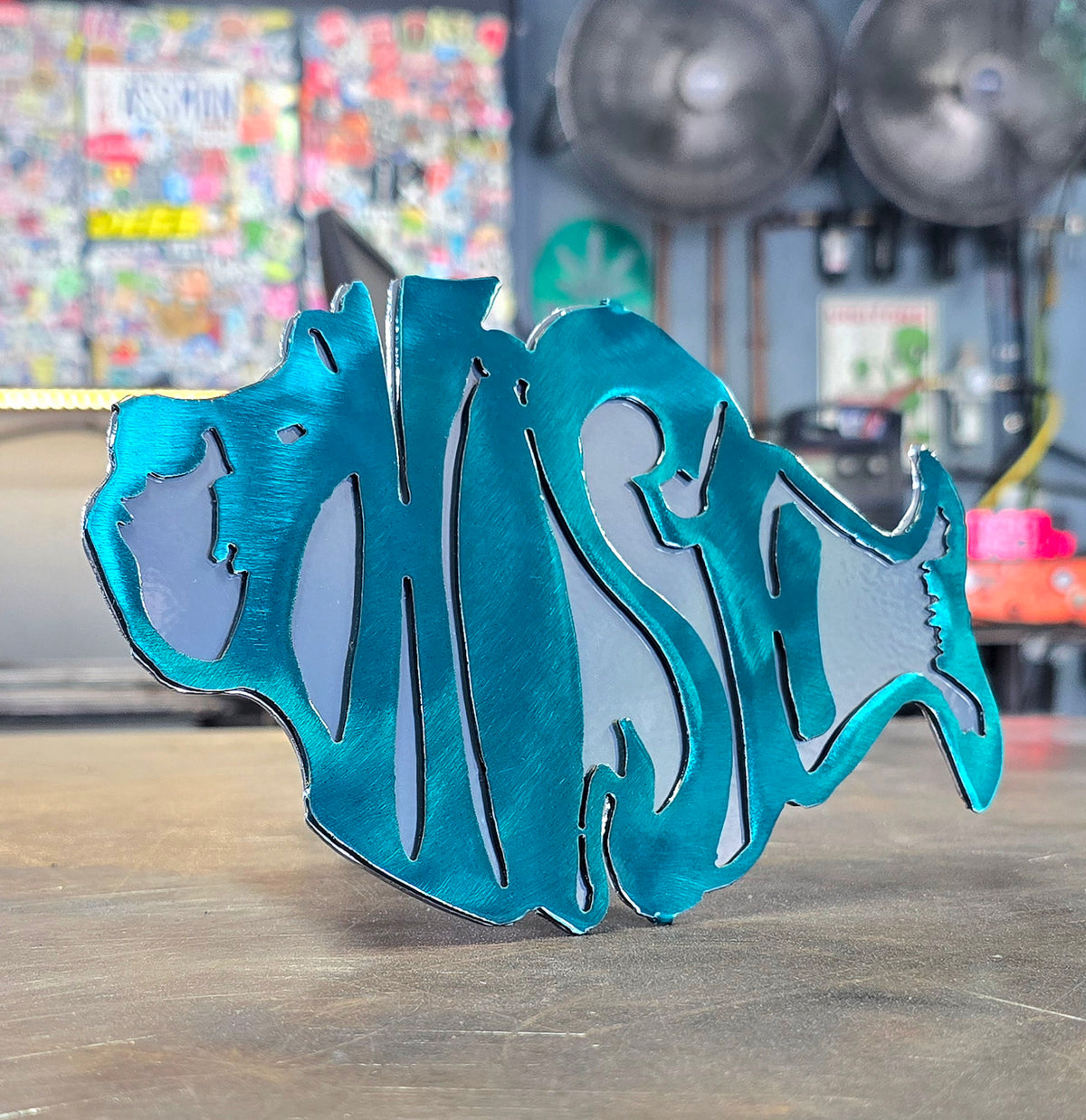 Phish Metal Hitch Cover