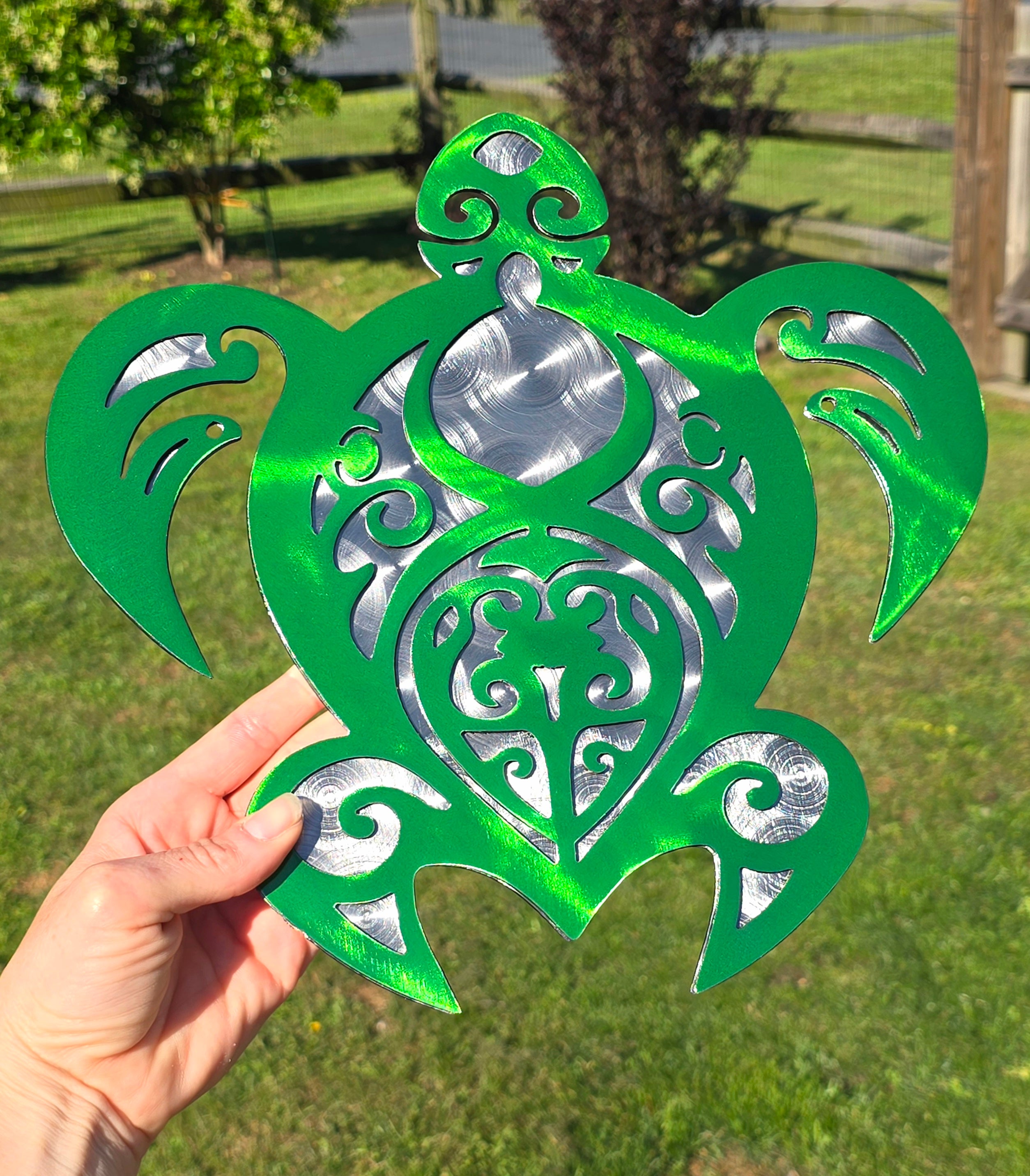 Sea Turtle Metal Art