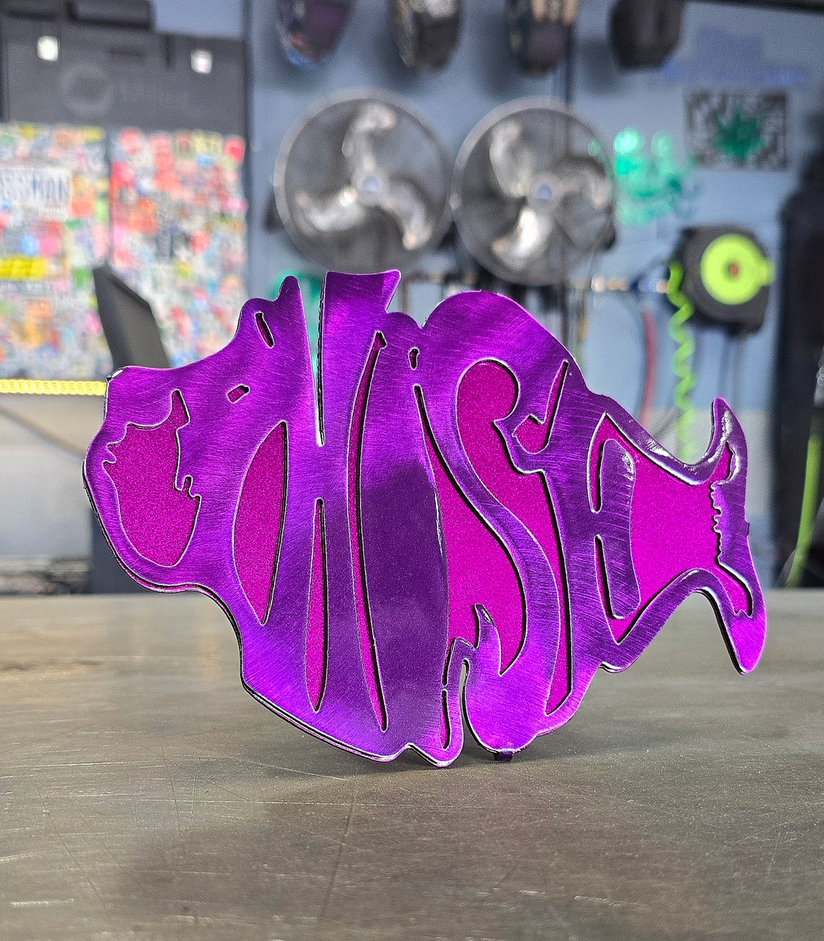 Phish Metal Hitch Cover