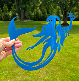 Mermaid Metal Wall Art