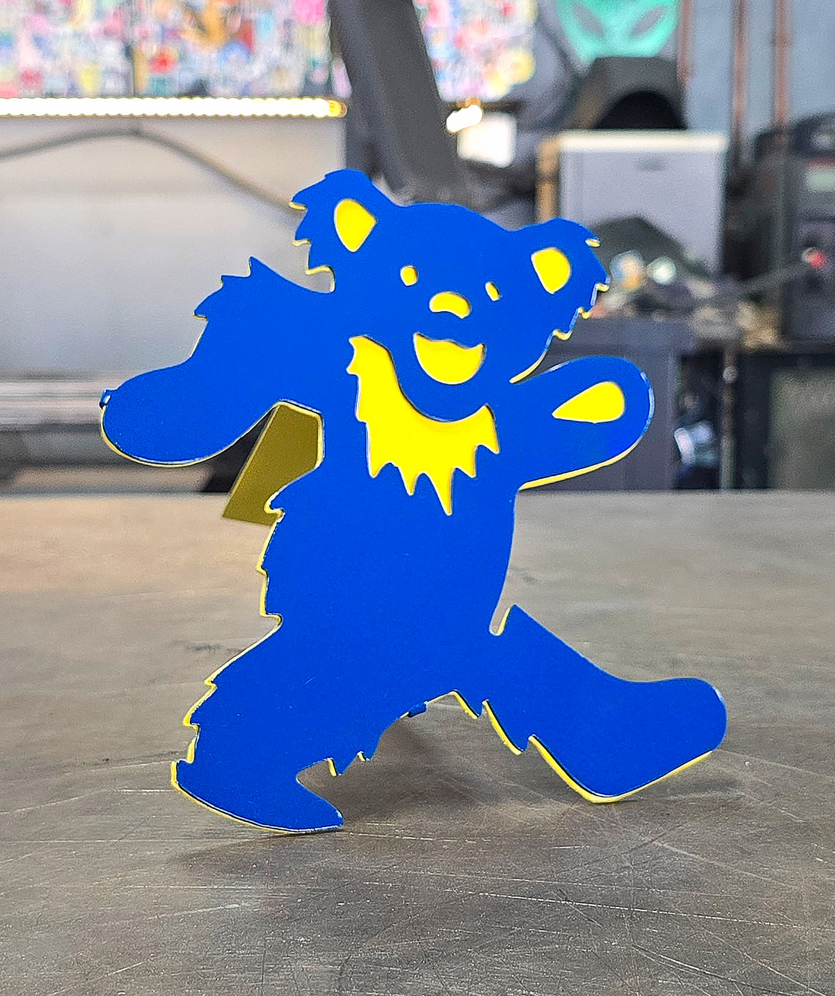 Dancing Bear Metal Hitch Cover
