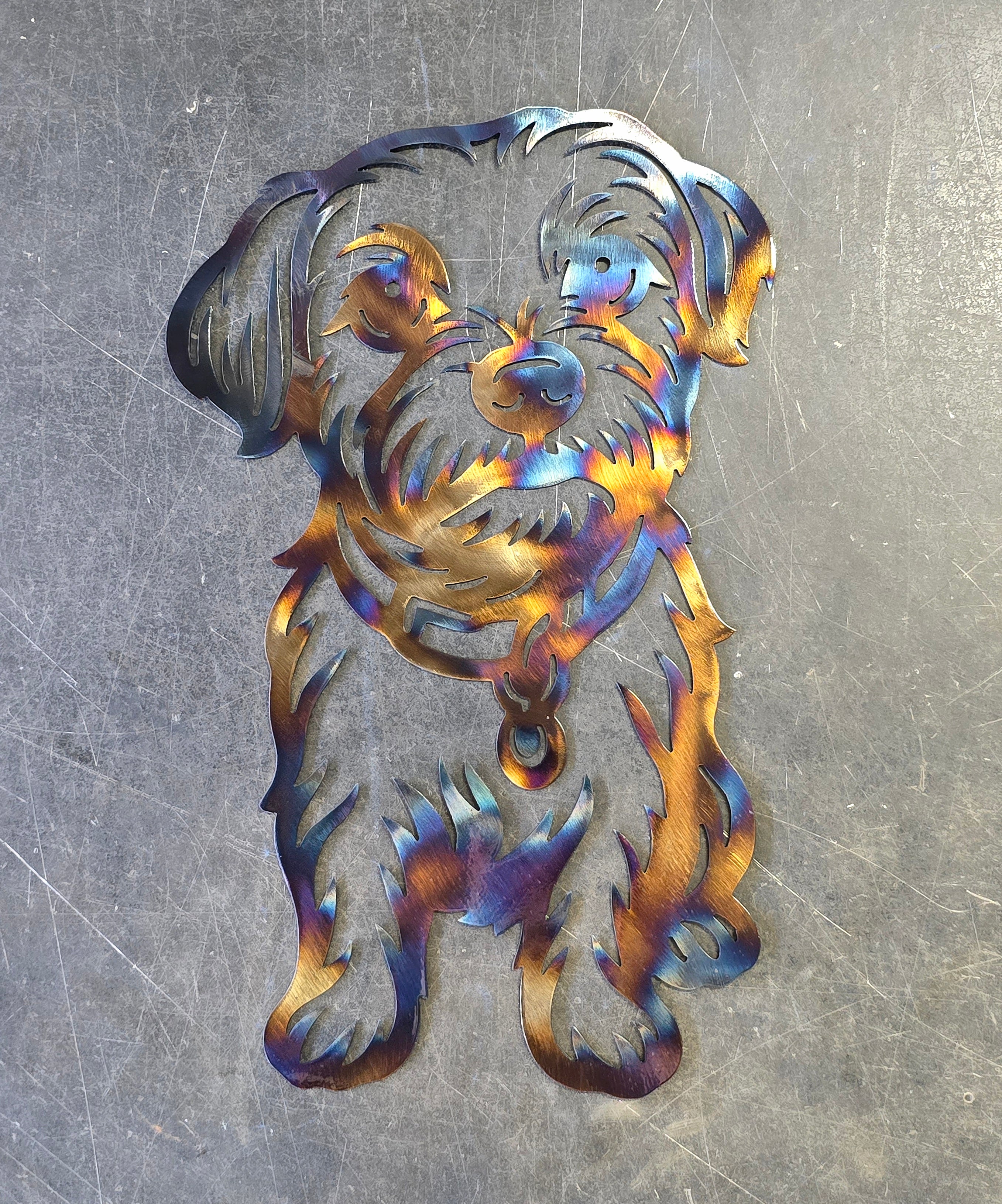 Golden Doodle #2 Metal Art