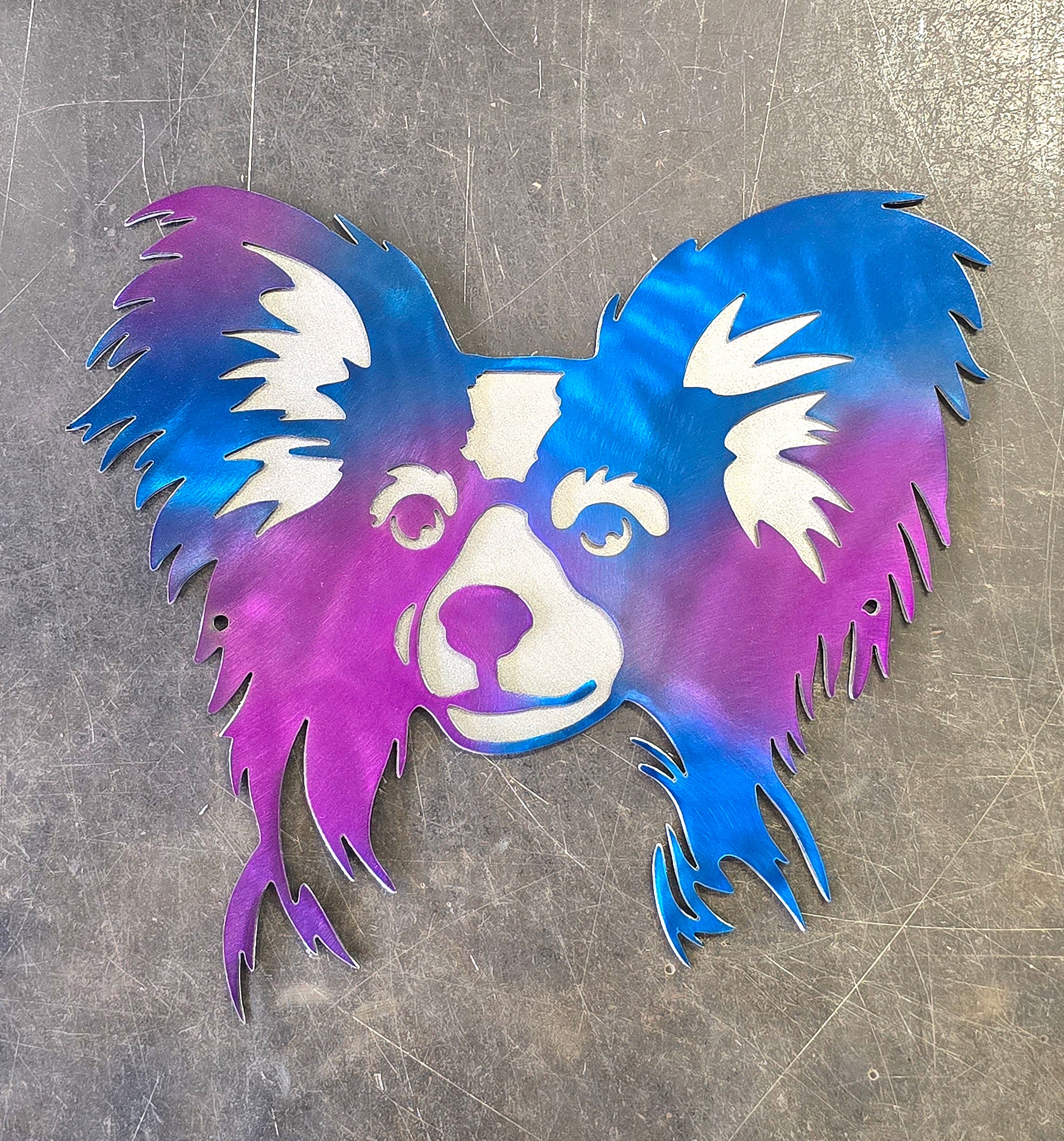 Papillon Metal Art