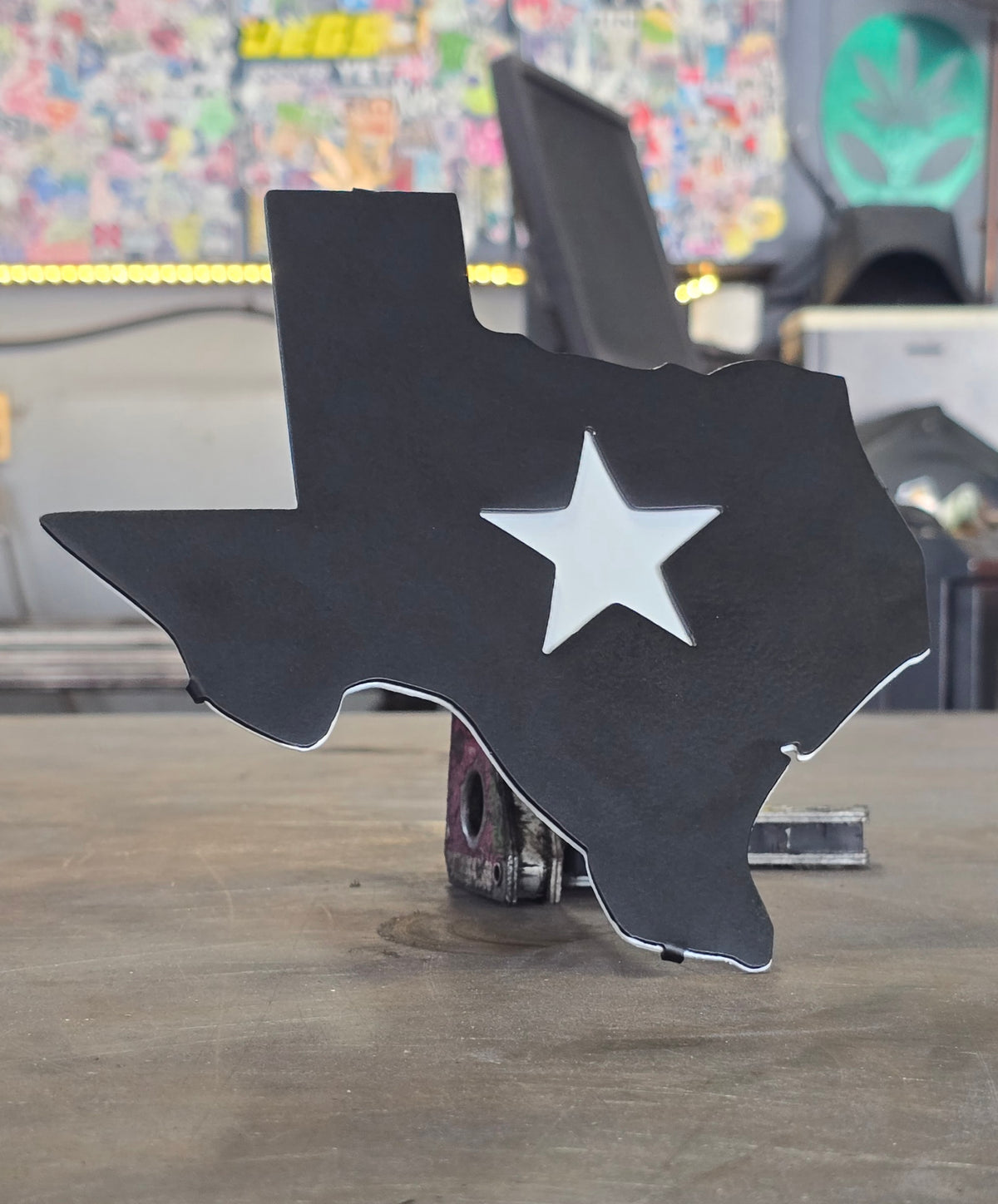 Texas Metal Hitch Cover