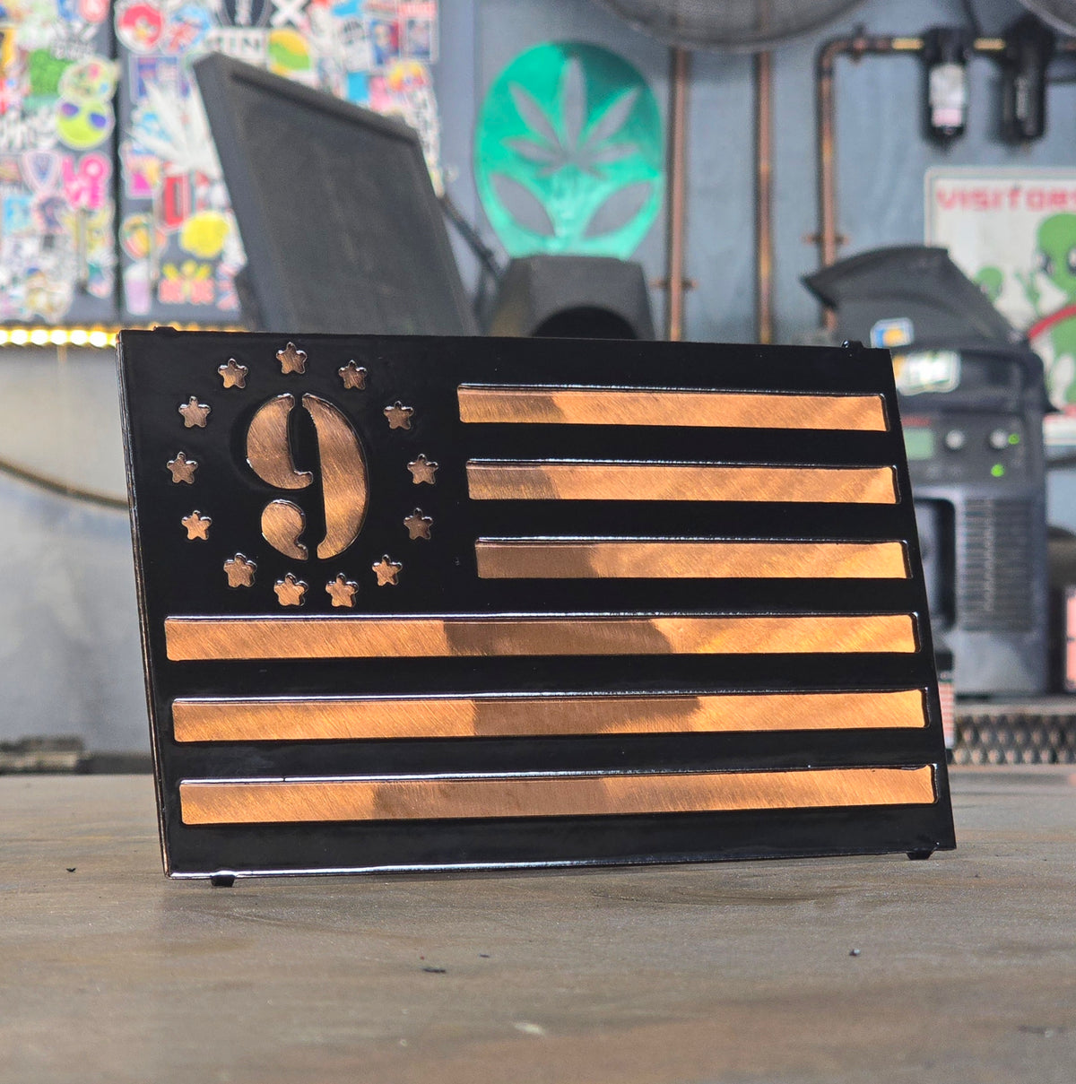 Personalized powder coated steel hitch cover for 2 inch and 2.5 inch receivers