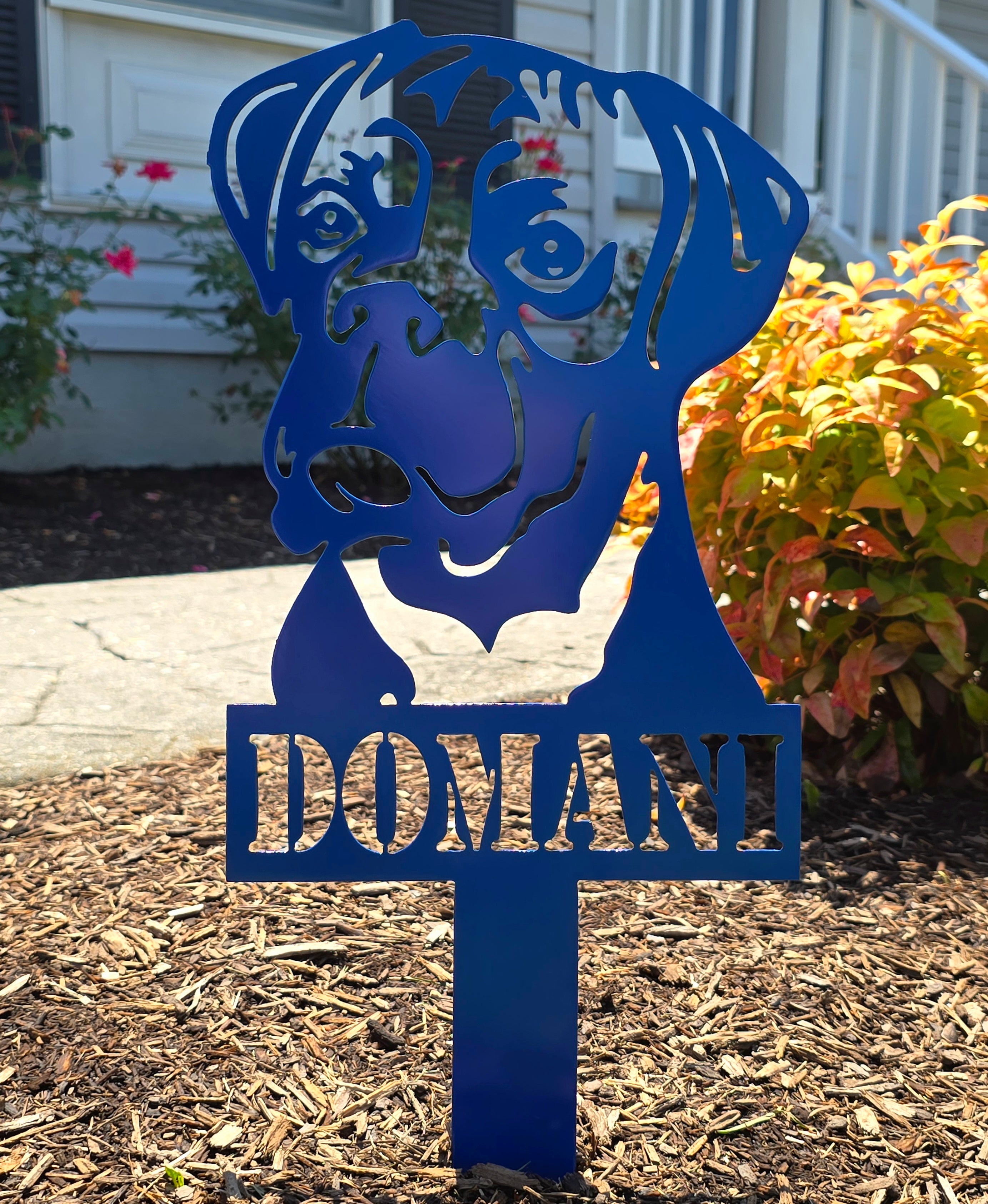 Boxer Garden Stake #1