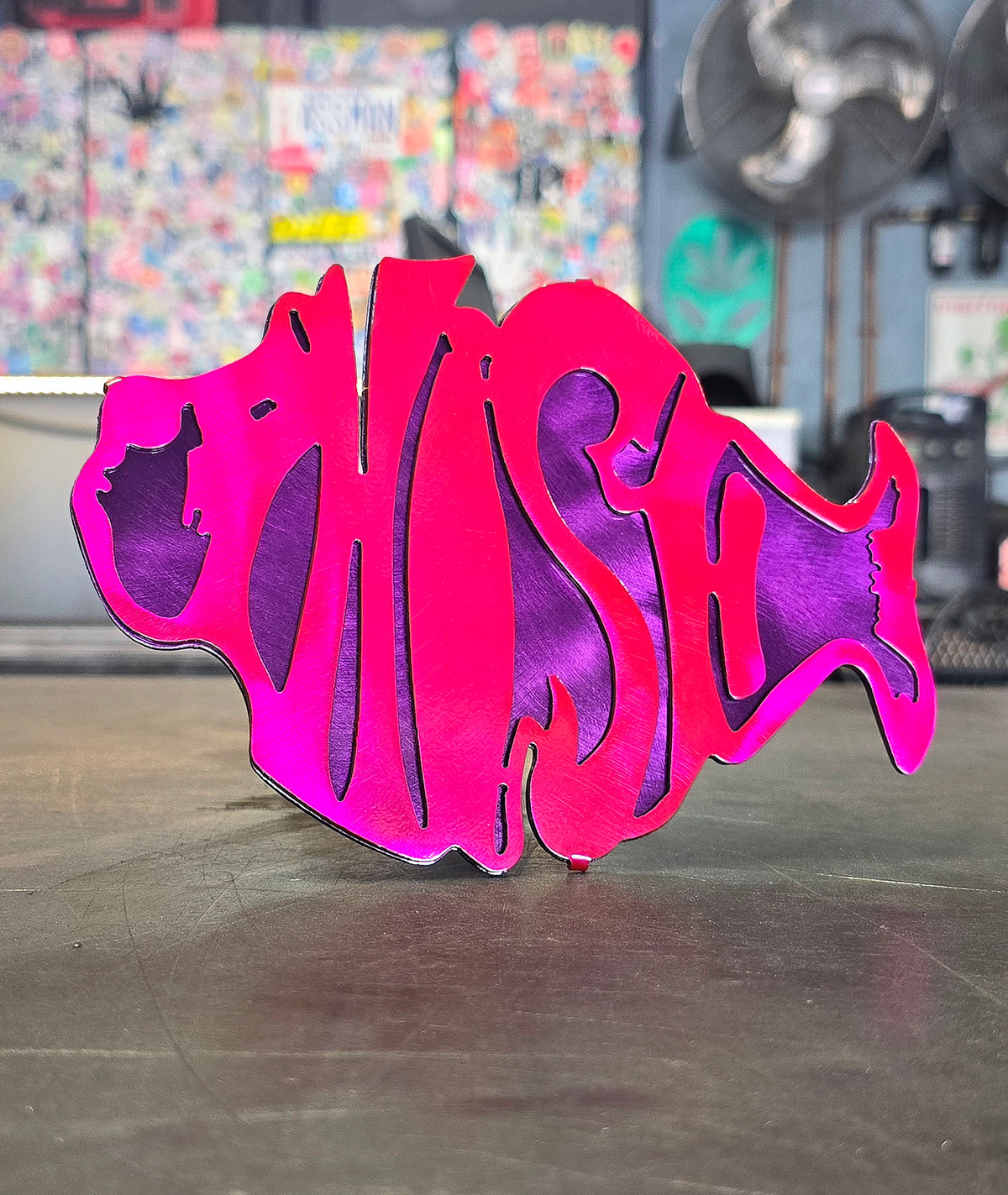 Phish Metal Hitch Cover
