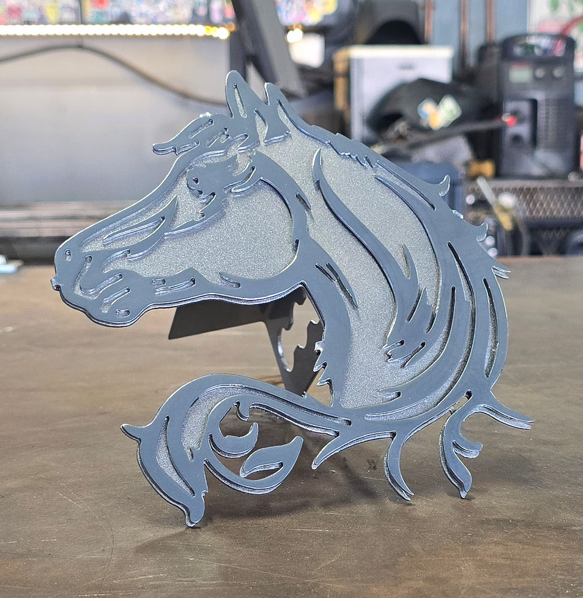Horse Metal Hitch Cover #1