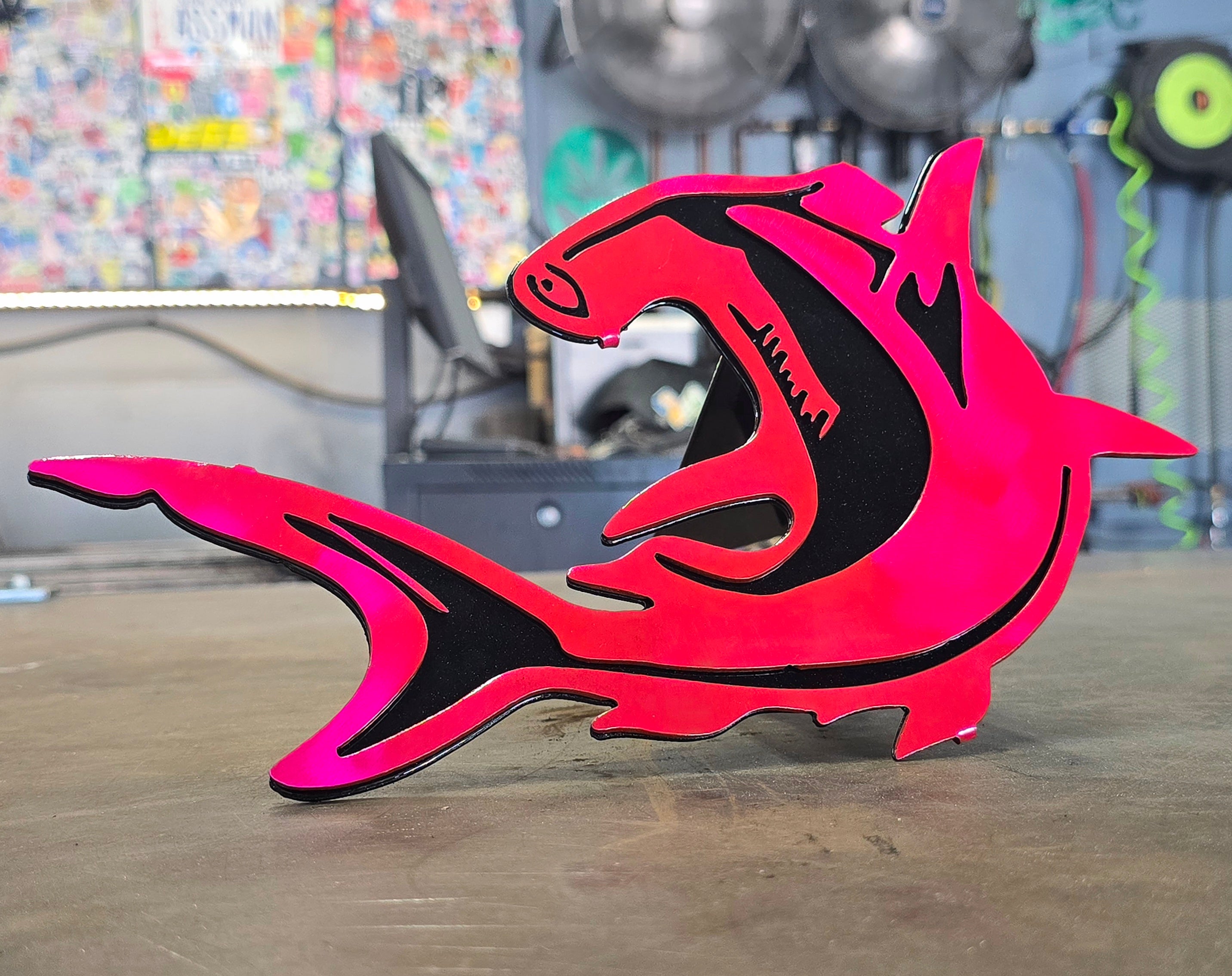 Pink Candy & Black Metallic