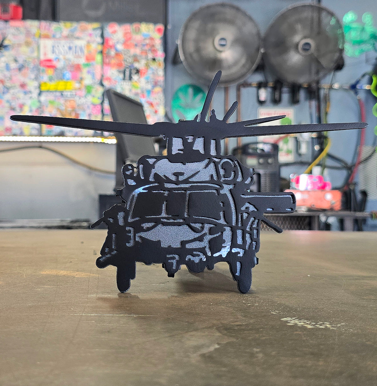 Blackhawk Helicopter Metal Hitch Cover