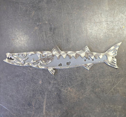 Long fish silhouette artwork by Elite Metalworking
