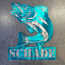 Walleye Metal Wall Art