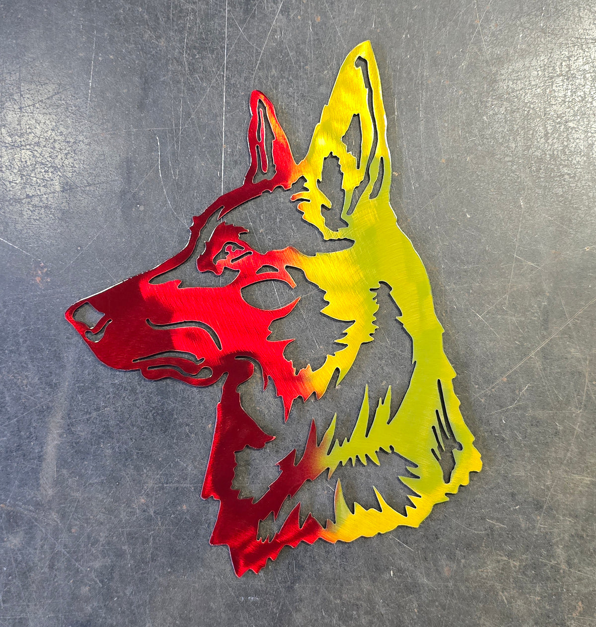Belgian Malinois Metal Wall Art #1