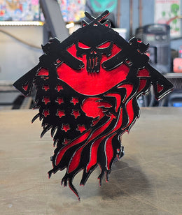 American Flag AR15 Metal Hitch Cover