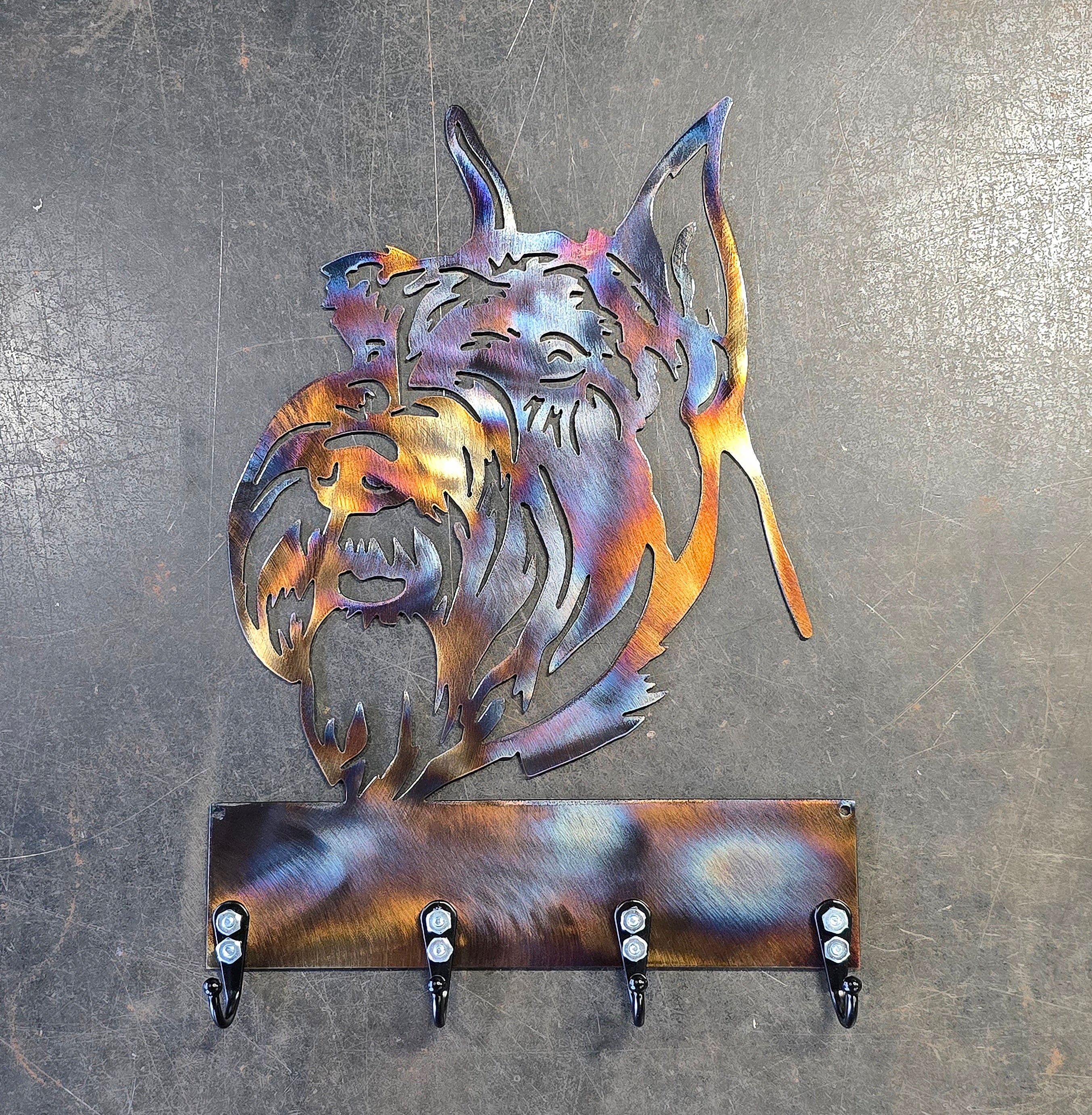 Schnauzer Key & Leash Hanger #2