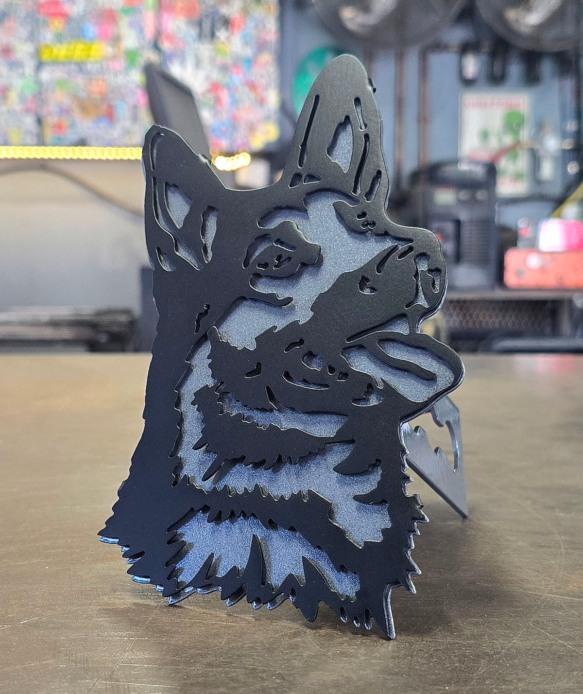 German Shepherd Metal Hitch Cover #1