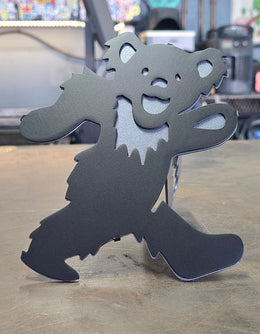 Dancing Bear Metal Hitch Cover