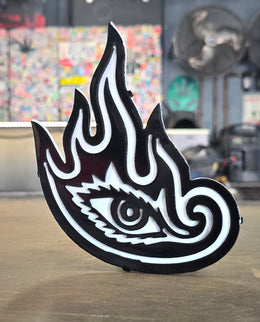 Tool Metal Hitch Cover made from powder coated steel